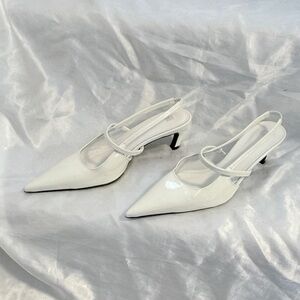 Totême Sharp Patent Slingbacks